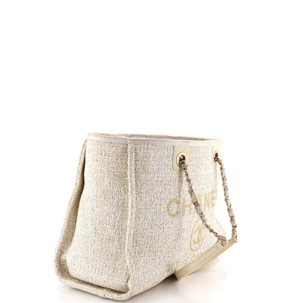 Chanel Deauville Tote Raffia With #258292C42B - Picture 3 of 8